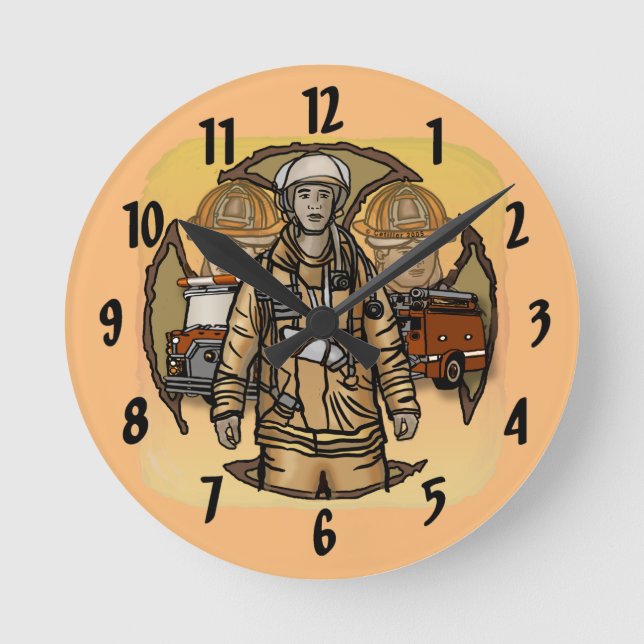 Reloj de bomberos listos (Anverso)