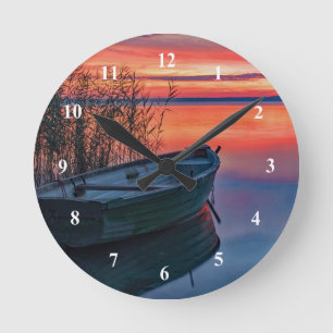 Reloj de bote de fila
