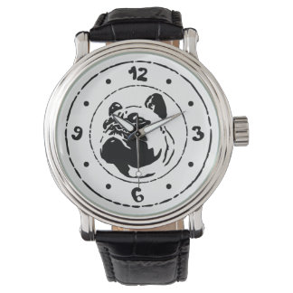 Reloj de Bulldog francés