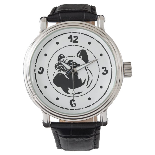 Reloj de Bulldog francés (Anverso)