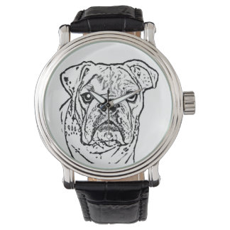 Reloj de Bulldog inglés