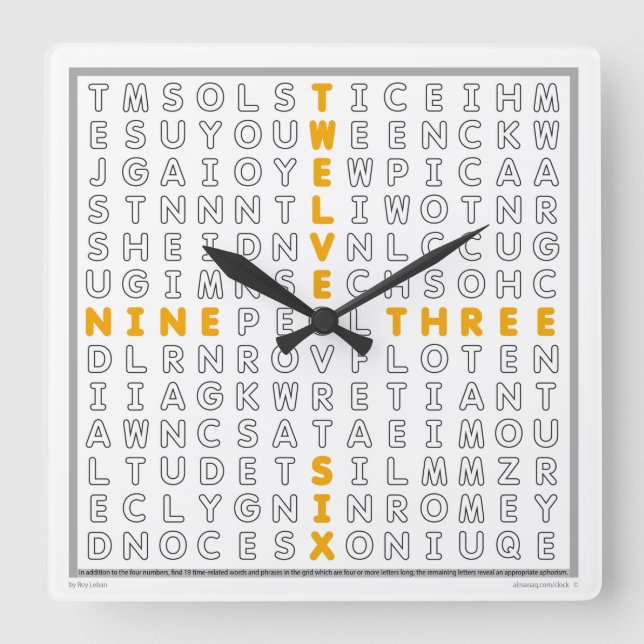 Reloj de búsqueda de Word con rompecabezas descarg (Anverso)