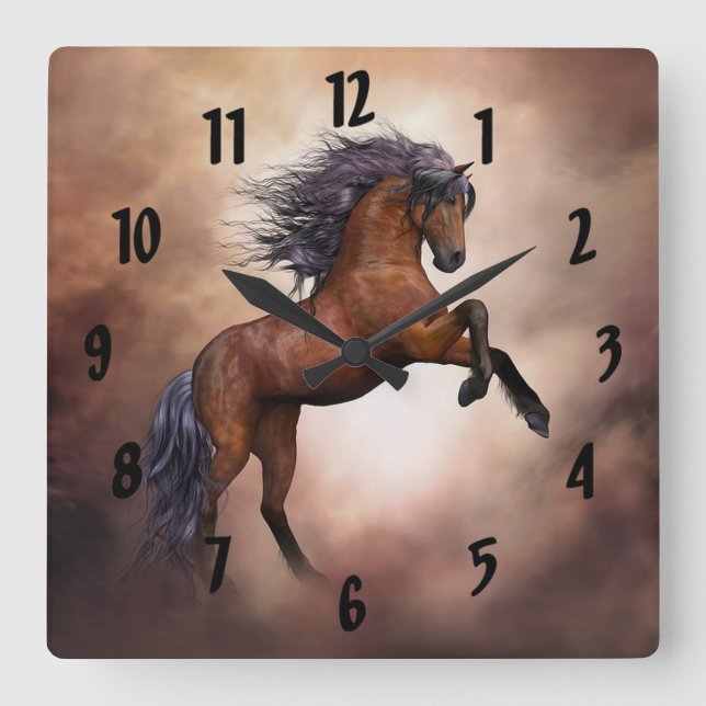Reloj de caballos de Rearing Bay (Anverso)