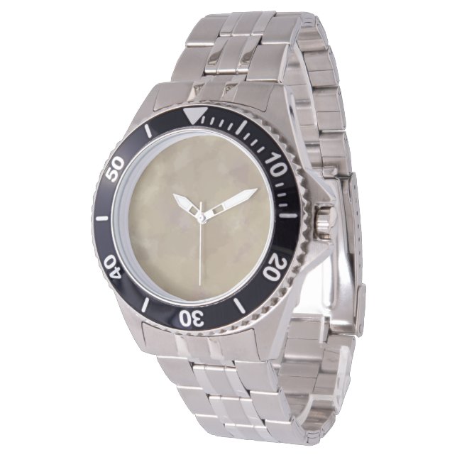 Reloj de camo marrón masculino (Angular)