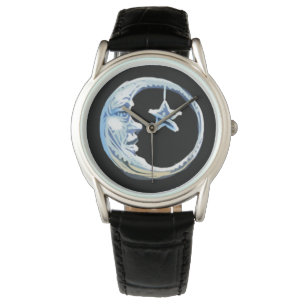 Reloj de cara de la luna