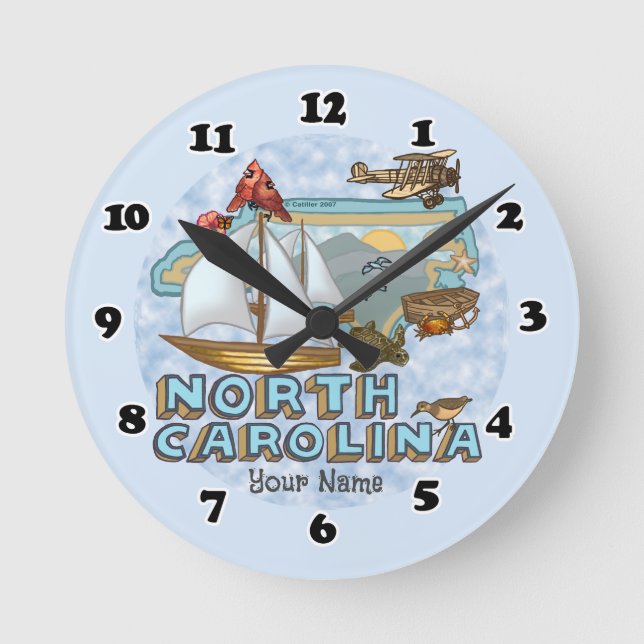 Reloj de Carolina del Norte (Anverso)