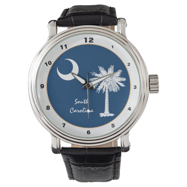 Reloj de Carolina del Sur, Bandera, Estados Unidos (Anverso)