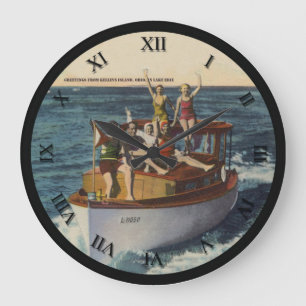Reloj de cartas de Kelleys Island Ohio