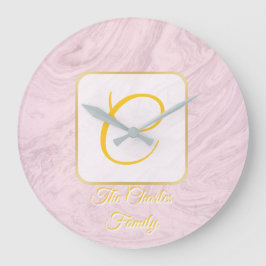 reloj de casa de la familia de personalizados