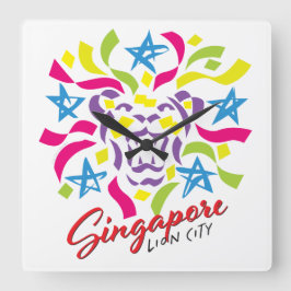 Reloj de celebración de la ciudad de los leones de