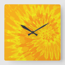 Reloj de centeno de centeno de espiral amarilla br