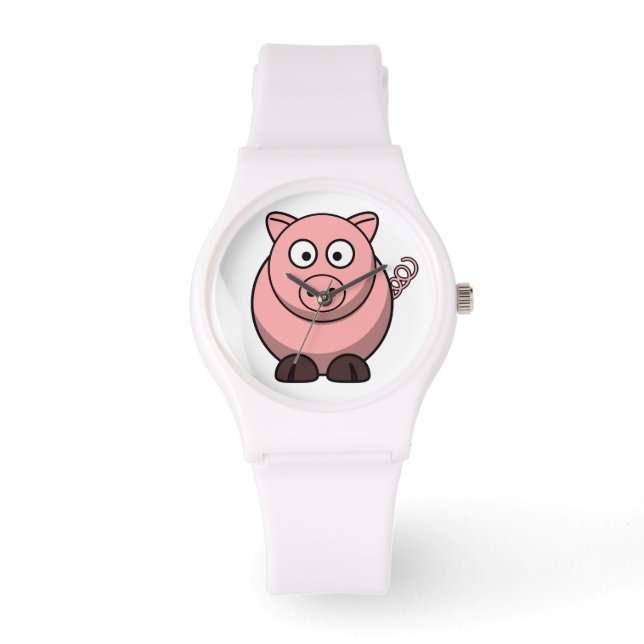 Reloj de cerdo rosado (Anverso)