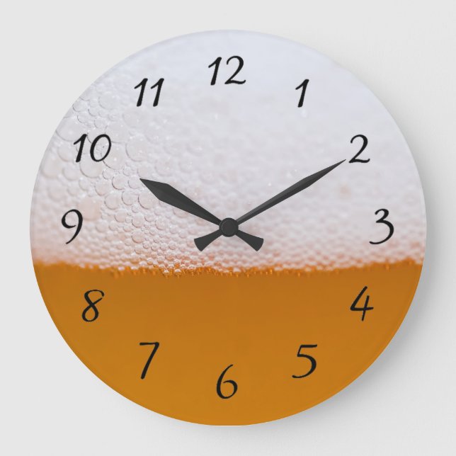 Reloj de cerveza de borrador (Anverso)