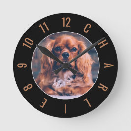 Reloj de Charlie - Reloj de nombre de cachorro