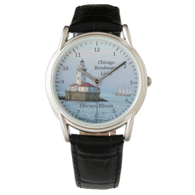 Reloj de Chicago Breakwater Light & Windy II (Anverso)