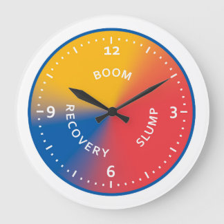 Reloj de ciclo de propiedades (con perímetro blanc