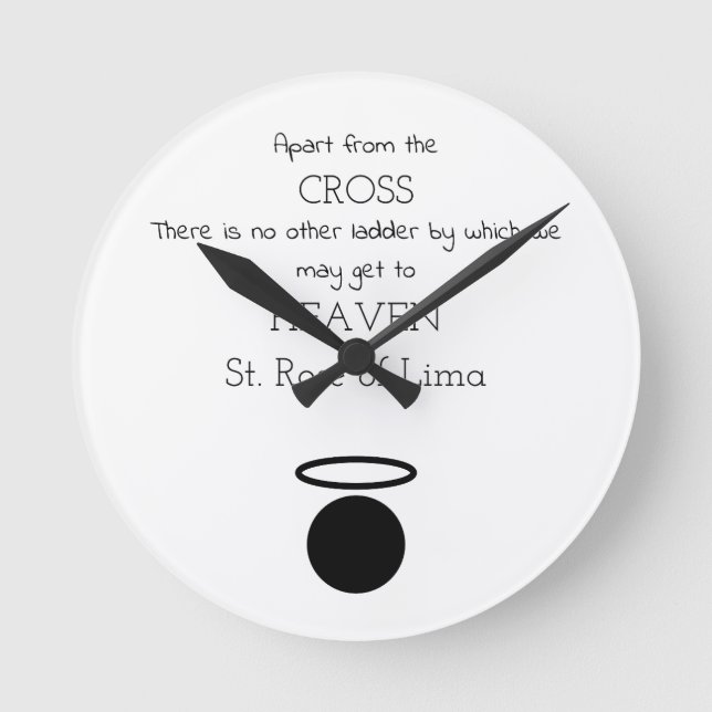 Reloj de citas de San Rosa de Lima (Anverso)