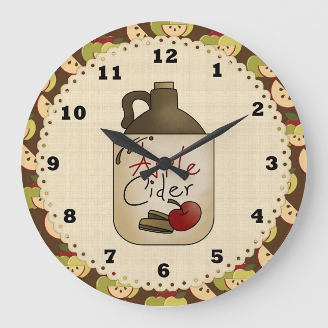 reloj de cocina Apple Cider Country (Anverso)