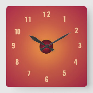 Reloj de cocina de color naranja quemada> Relojes 