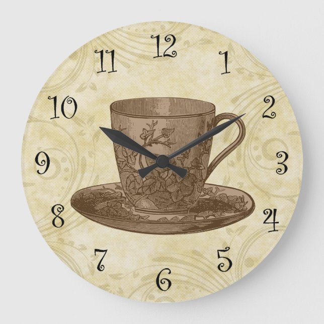 Reloj de cocina para café (Anverso)