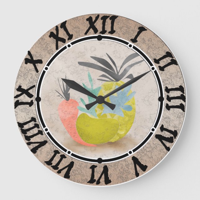 Reloj de cocina vintage, cocina (Anverso)