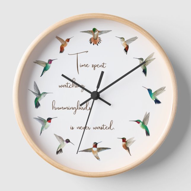 Reloj de colibrí (Anverso)