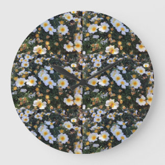 Reloj de colisiones florales