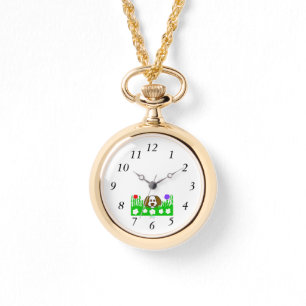 Reloj de collar de oro de Pup N Play