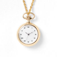 Reloj de collar de oro para regalo femenino
