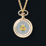 Reloj de collar de rosas amarillas<br><div class="desc">Reloj de collares de rosas amarillas Siga el tiempo con su foto favorita en el dial con el Reloj de aleación de collar de EwatchFactory®. Este reloj es Alloy con un acabado combinado pulido y cepillado. Cadena de aleación. El movimiento de Japón garantiza un tiempo preciso. Viene con una garantía...</div>