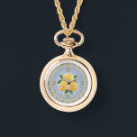 Reloj de collar de rosas amarillas<br><div class="desc">Reloj de collares de rosas amarillas Siga el tiempo con su foto favorita en el dial con el Reloj de aleación de collar de EwatchFactory®. Este reloj es Alloy con un acabado combinado pulido y cepillado. Cadena de aleación. El movimiento de Japón garantiza un tiempo preciso. Viene con una garantía...</div>