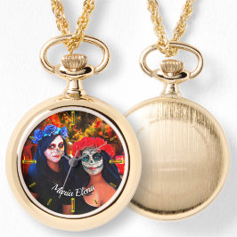 Reloj de collar de Vallarta Catrinas 1718