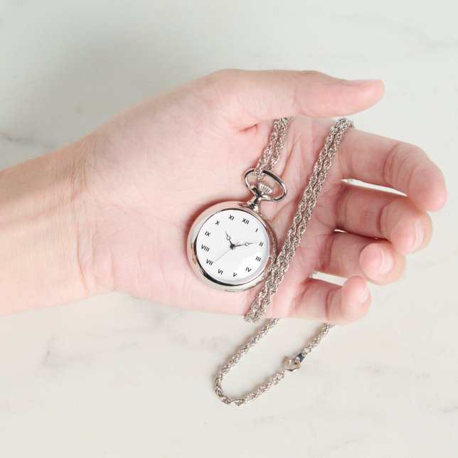 Reloj de collares de plata para regalo femenino (Mano)