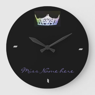 Reloj de copas de Miss América con estilo Plata/Co