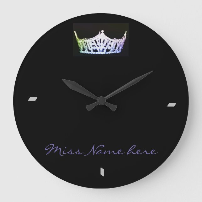 Reloj de copas de Miss América con estilo Plata/Co (Anverso)