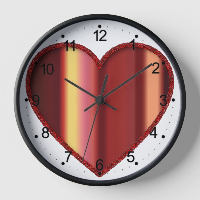 Reloj de corazón de amor (Anverso)