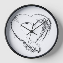 Reloj de corazón de nieve