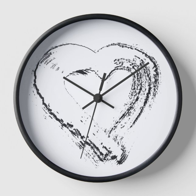 Reloj de corazón de nieve (Anverso)