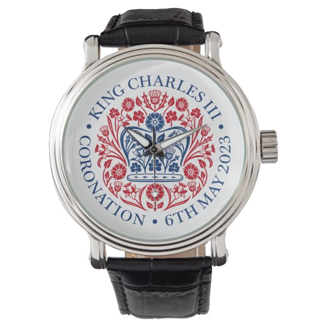 Reloj de coronación del rey Carlos III (Anverso)