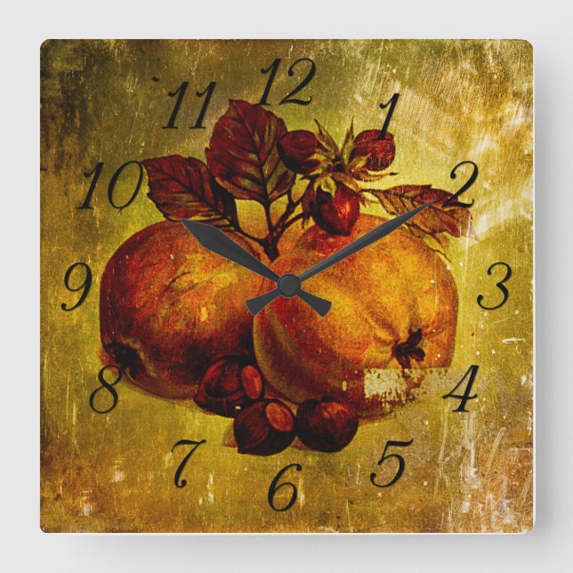 Reloj de cosecha de frutos amarillos (Anverso)