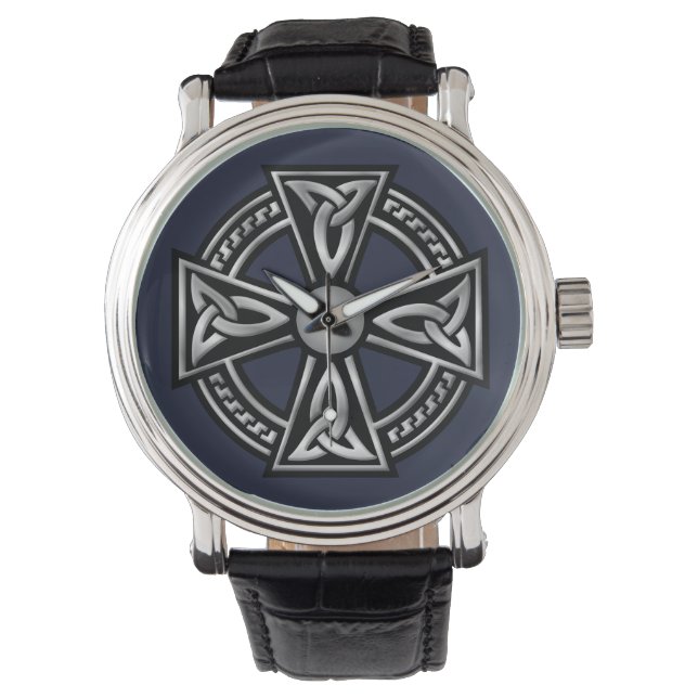 Reloj de cruces celtas irlandesas (Anverso)