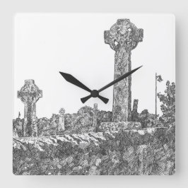 Reloj de cruces de cementerio irlandés