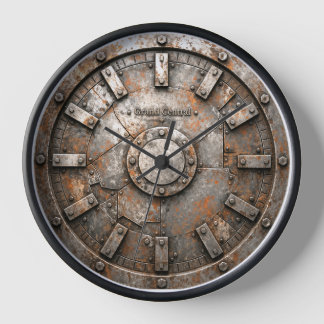 Reloj de cuarzo decorativo máquina de hierro