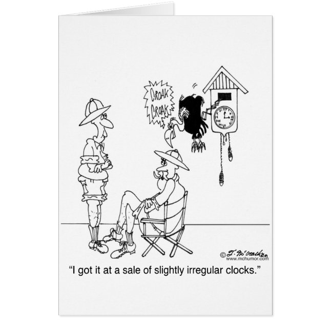 Reloj de cuco levemente irregular (Frente)