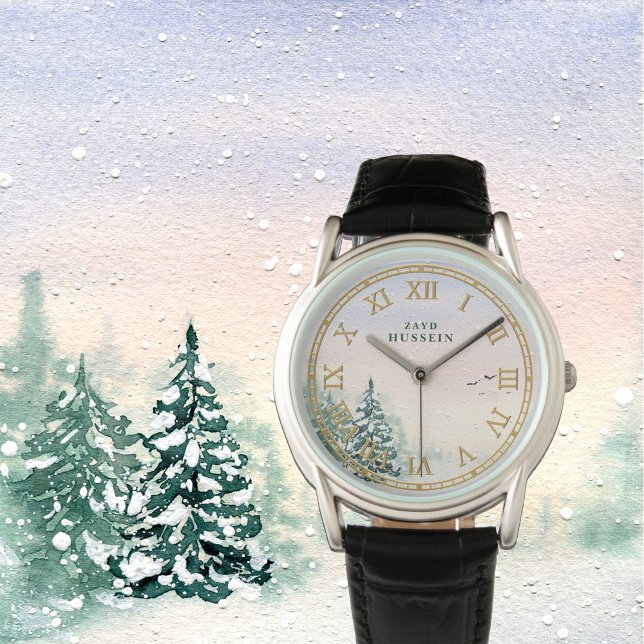 Reloj de cuero con nombre personalizado masculino  (Subido por el creador)