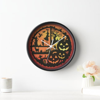 Reloj de decoración de pared de Halloween
