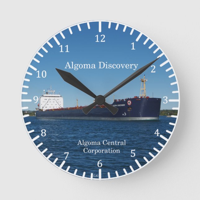 Reloj de descubrimiento de Algoma (Anverso)