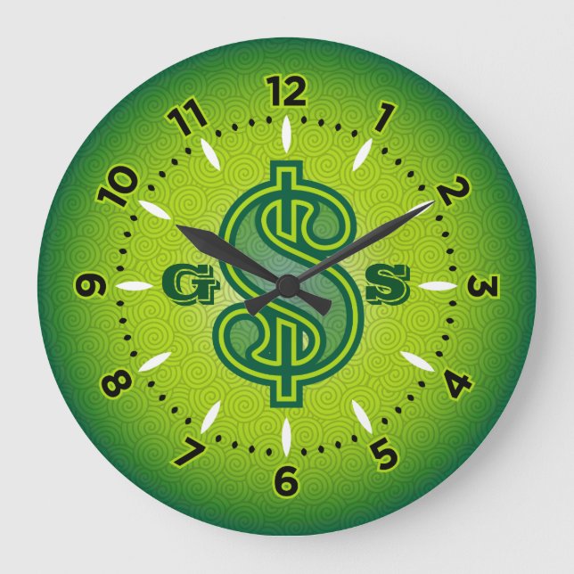 Reloj de dinero - Verde (Anverso)