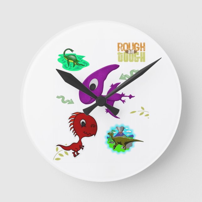 Reloj de dinosaurio (Anverso)