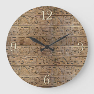 Reloj de diseñador jeroglífico egipcio antiguo